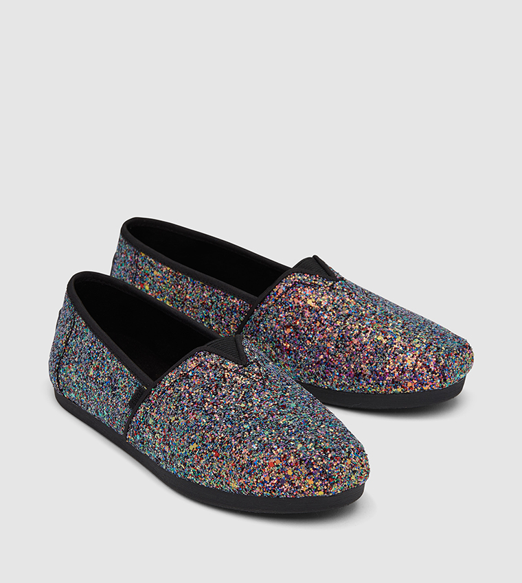 ALPARGATA Glitter Slip-On Shoes