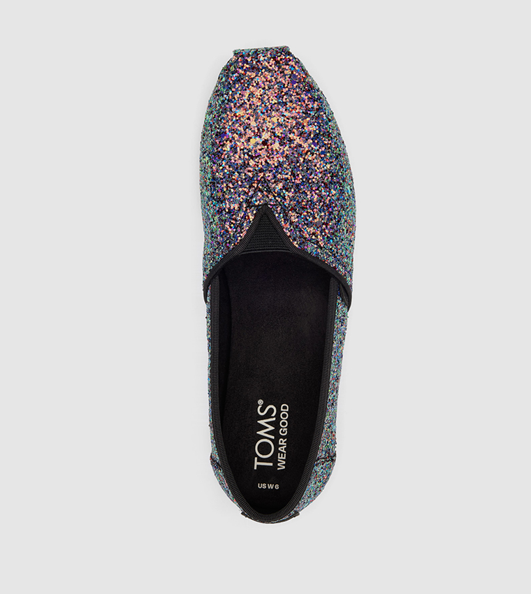 ALPARGATA Glitter Slip-On Shoes