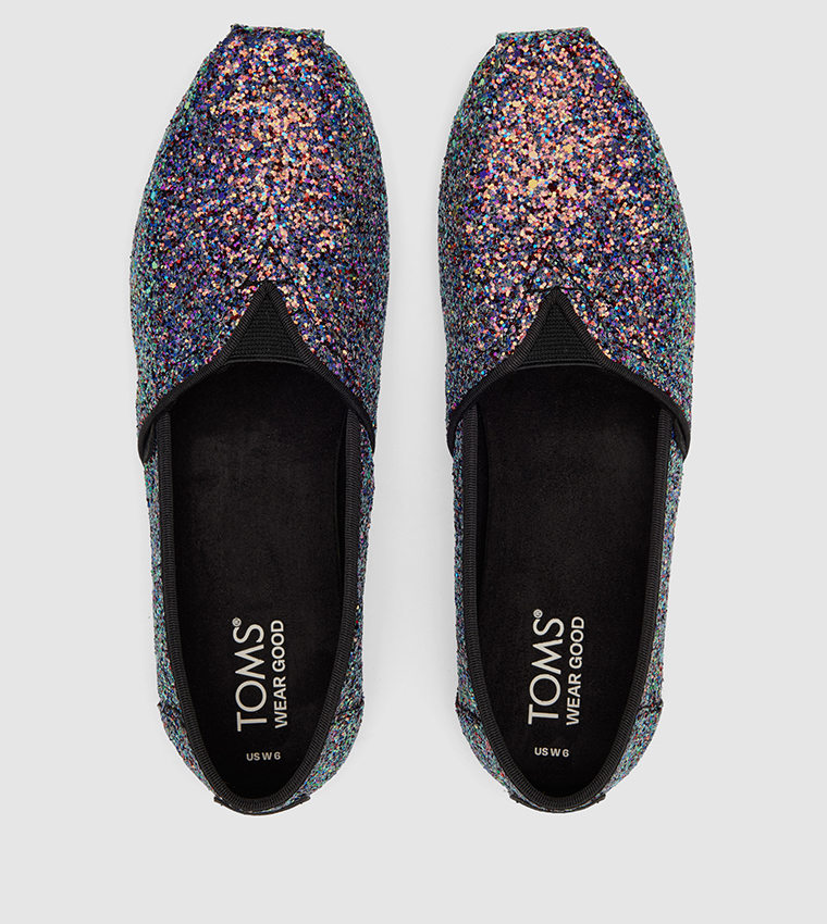 ALPARGATA Glitter Slip-On Shoes