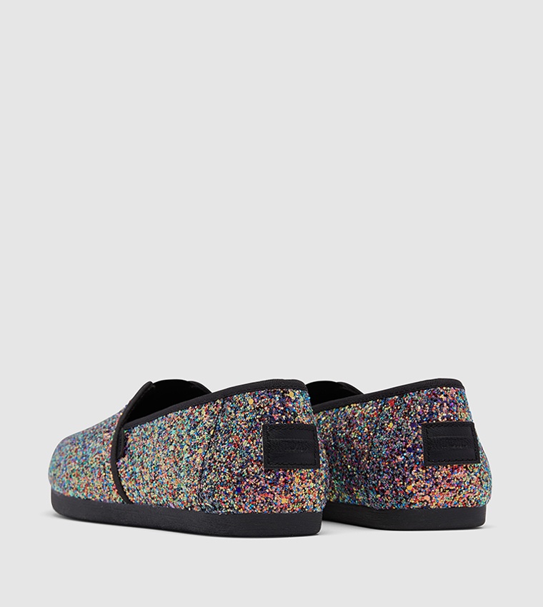 ALPARGATA Glitter Slip-On Shoes