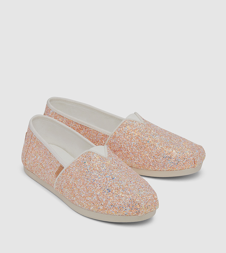 ALPARGATA Glitter Slip-On Shoes