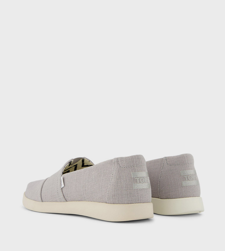 ALPARGATA PLUS Logo Label Slip-On Shoes