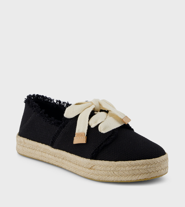 Lace-Up Round Toe Espadrilles