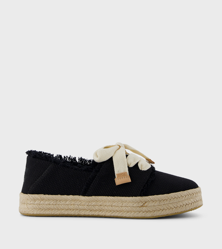 Lace-Up Round Toe Espadrilles