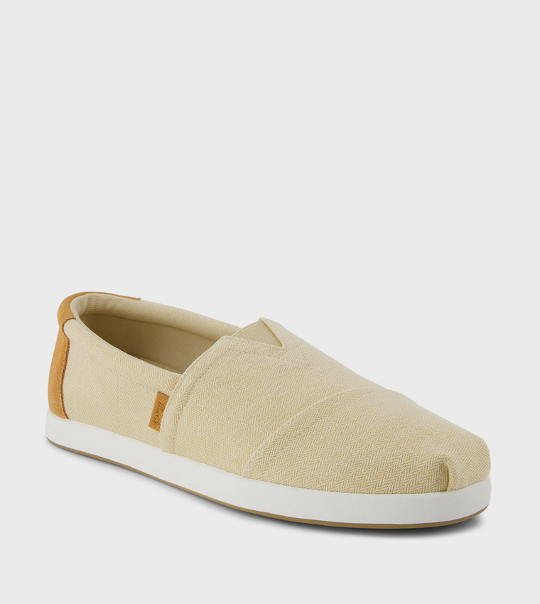 ALP FWD Herringbone Patterned Slip-On Shoes