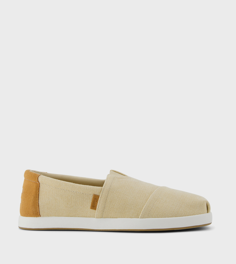ALP FWD Herringbone Patterned Slip-On Shoes