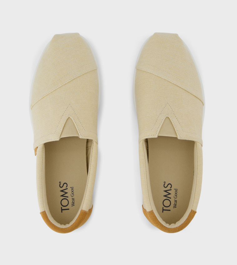 ALP FWD Herringbone Patterned Slip-On Shoes