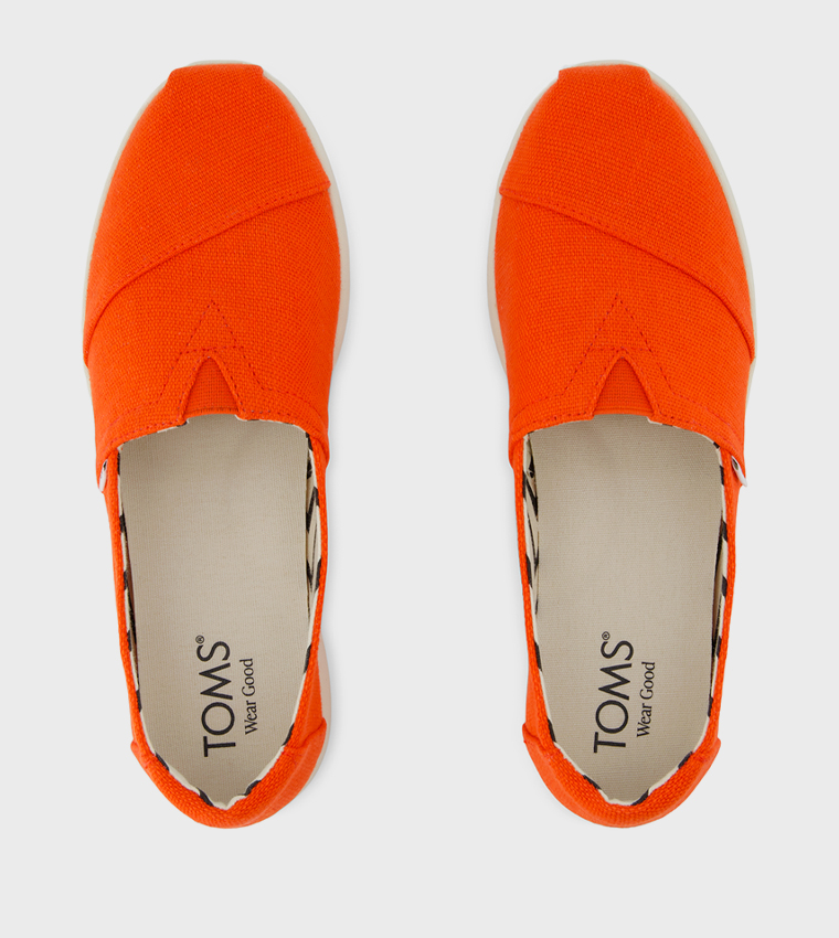 Flame Heritage Canvas Slip-On Shoes