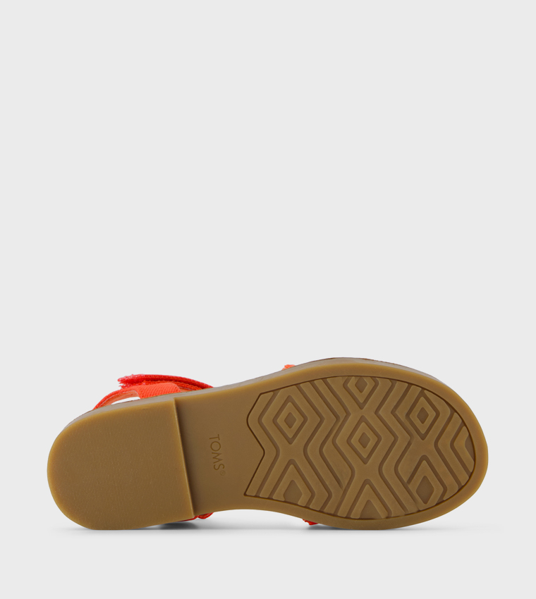 REMI Patterned Ankle Strap Sandals