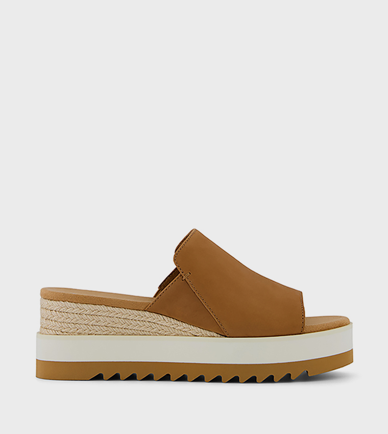 DIANA Open Toe Espadrille Wedges
