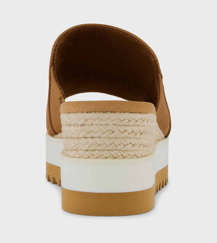 DIANA Open Toe Espadrille Wedges