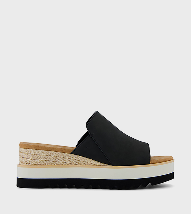 DIANA Open Toe Espadrille Wedges