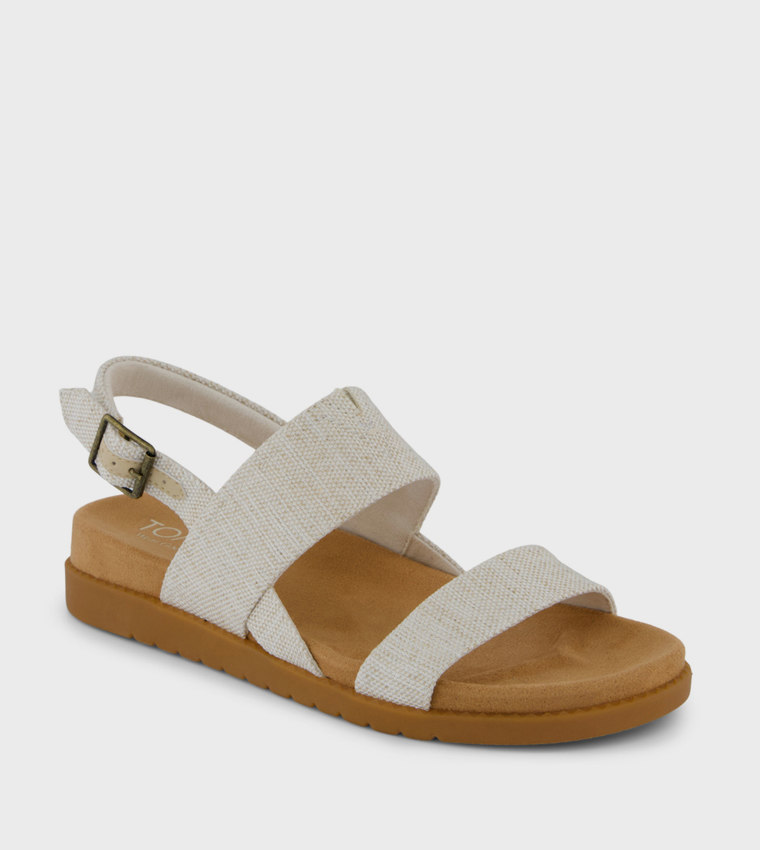 MARIN Buckle Detail Comfort Sandals