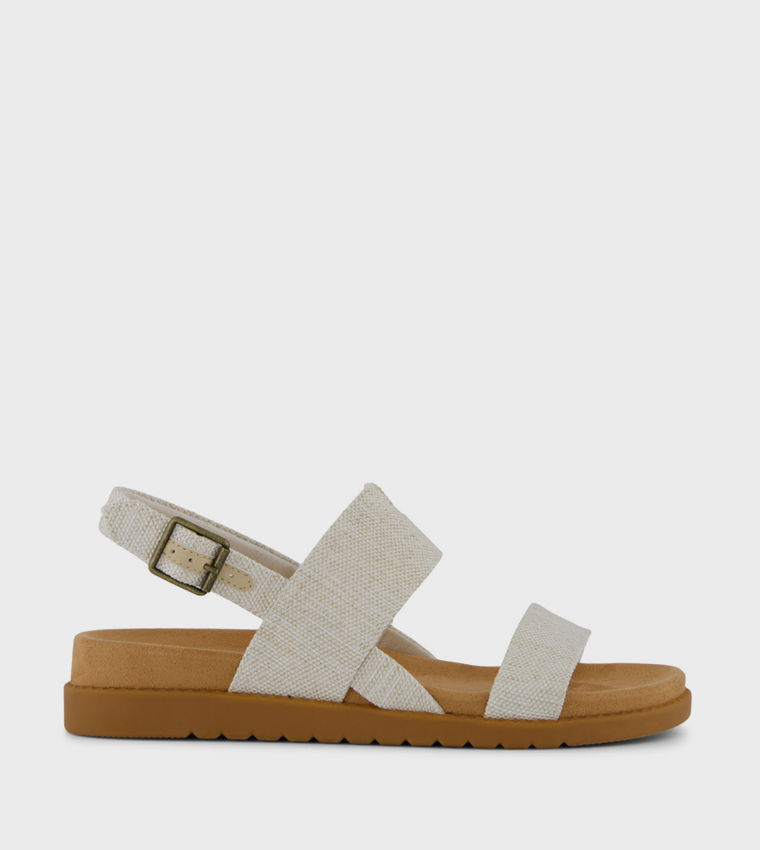 MARIN Buckle Detail Comfort Sandals