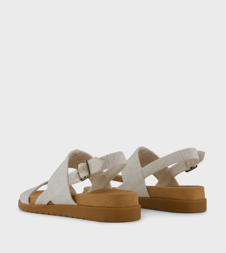 MARIN Buckle Detail Comfort Sandals