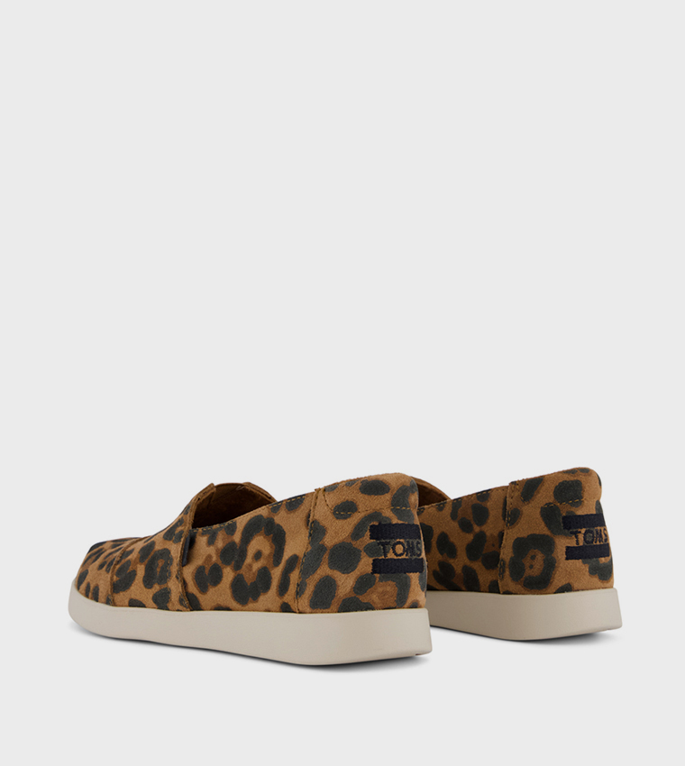 ALPARGATA PLUS Leopard Printed Slip-On Shoes