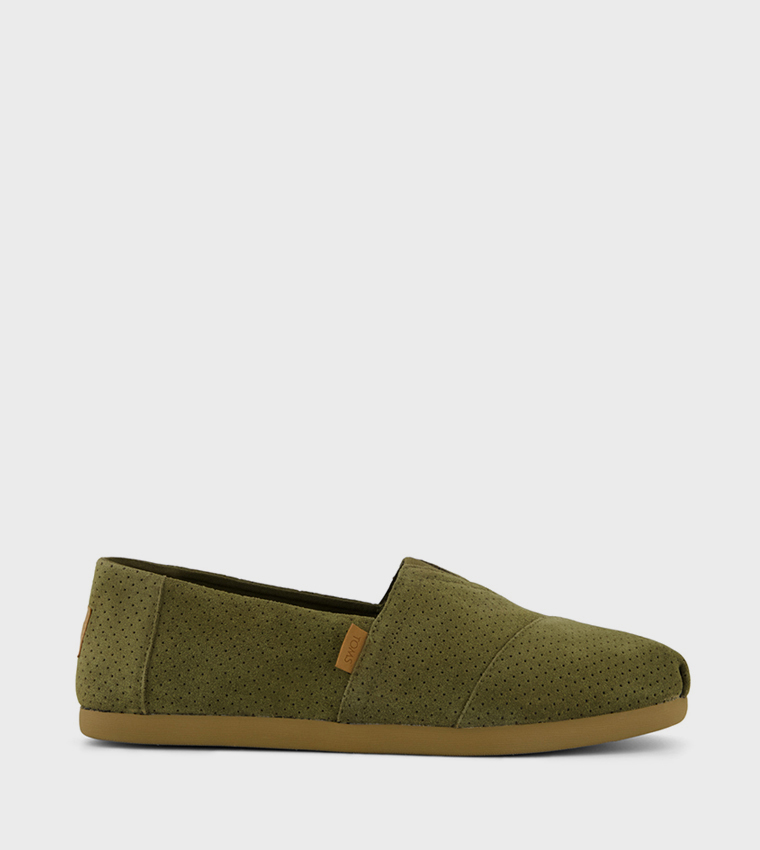ALPARGATA CLASSIC Logo Label Slip-On Shoes