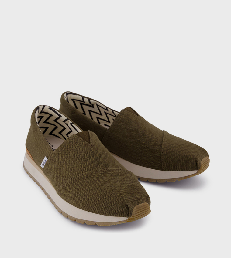 RESIDENT PLUS Logo Label Slip-On Shoes