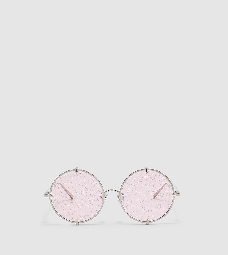 Wire Frame Round Sunglasses