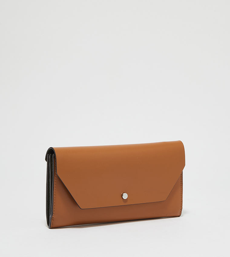 Buy Charles Keith Reversible Front Flap Mini Long Wallet In