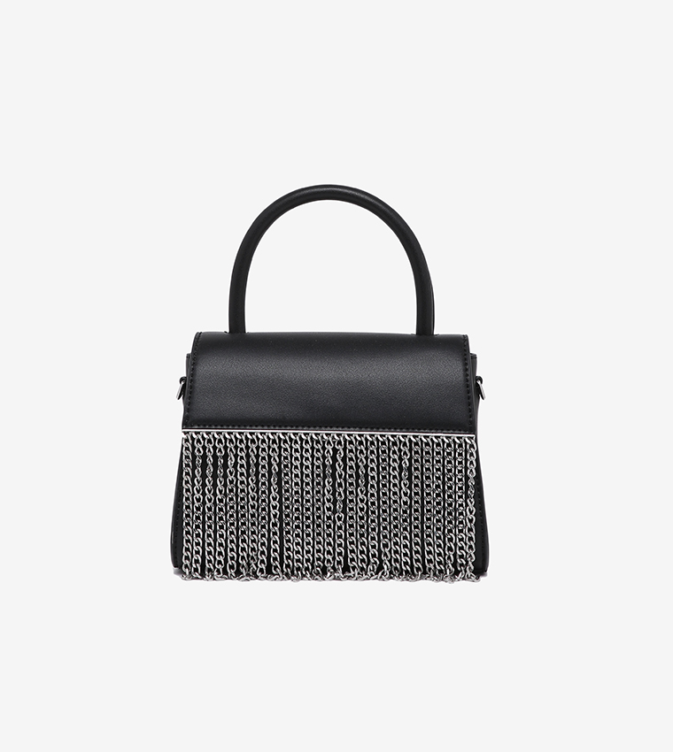 Charles and keith fringe bag sale