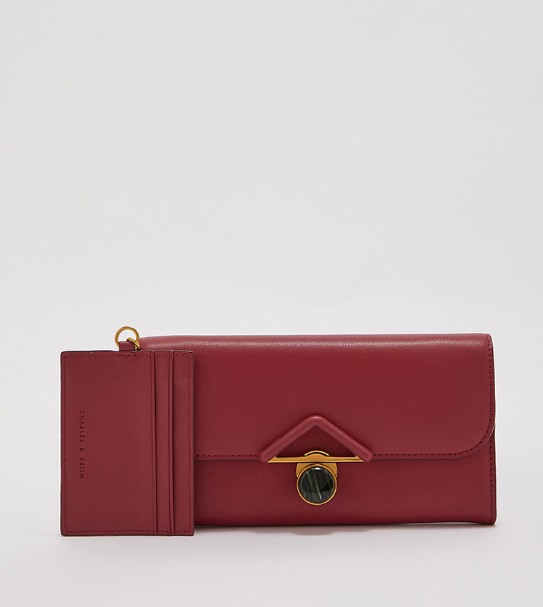 Long Wallet Charles And Keith Pink Wallet CHARLES KEITH Tassel