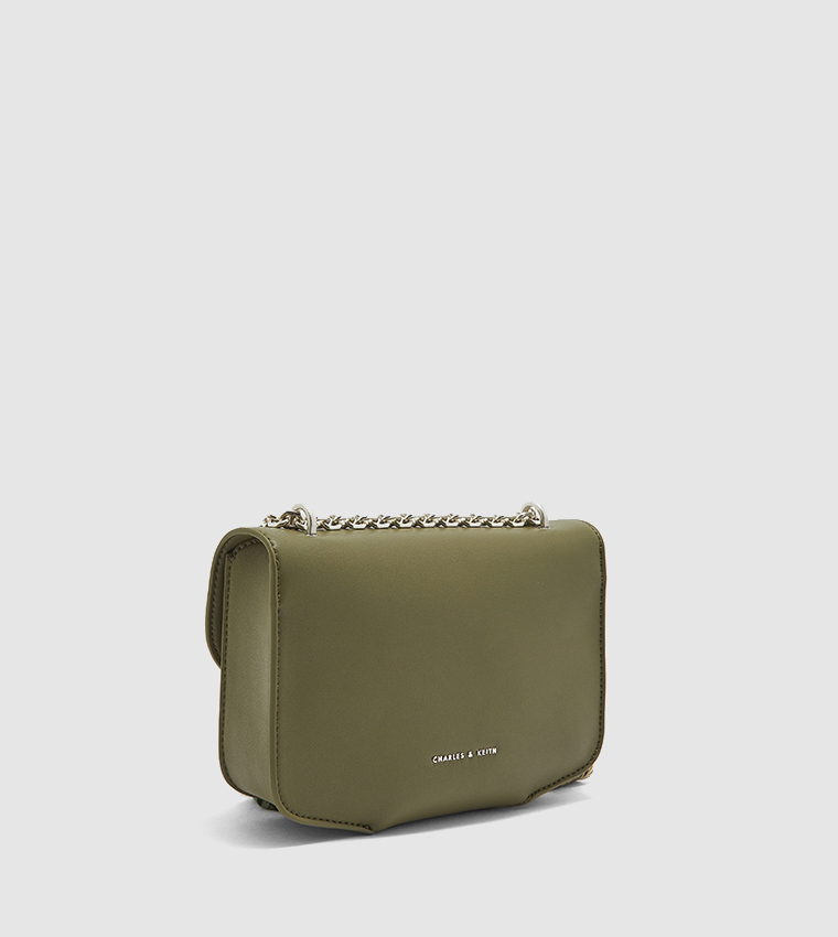 Charles and keith double strap shoulder bag sale