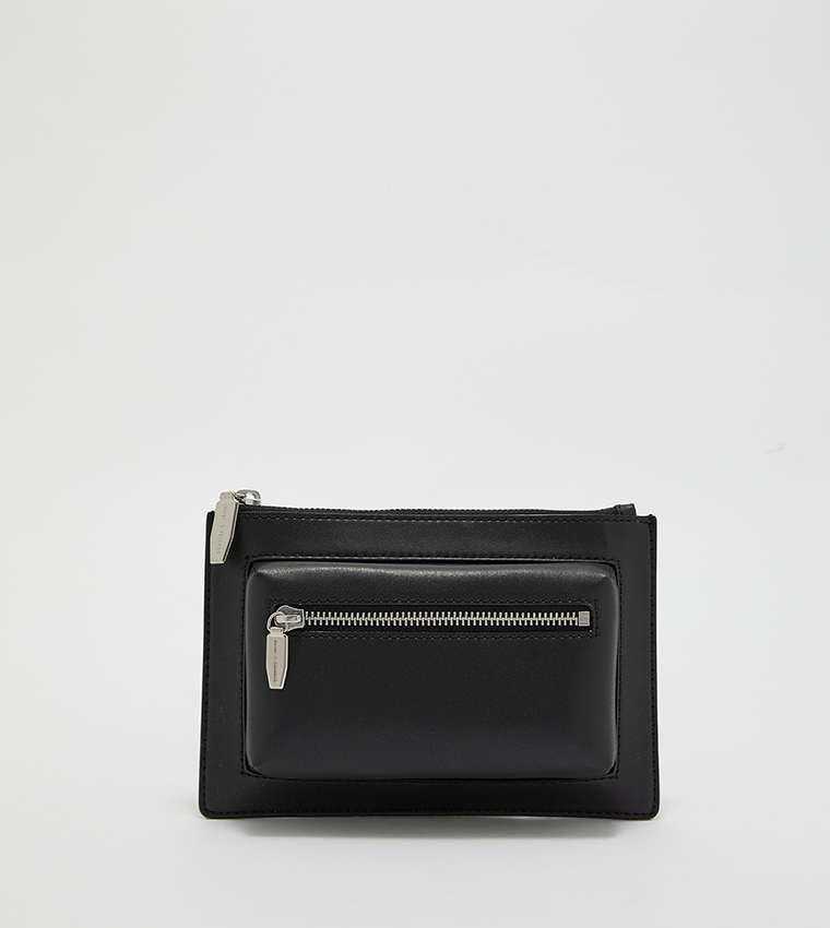 Buy Charles Keith Double Zip Belt Bag In Black 6thStreet Qatar