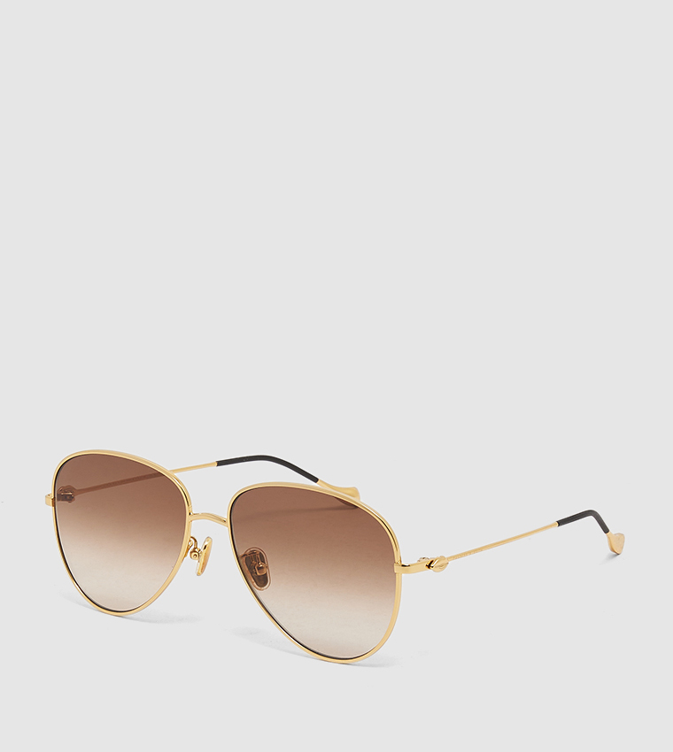 Full Rim Aviator Sunglasses