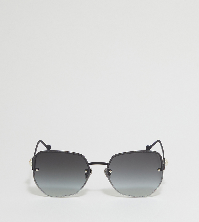Buy Charles Keith Embellished Tinted Butterfly Sunglasses In