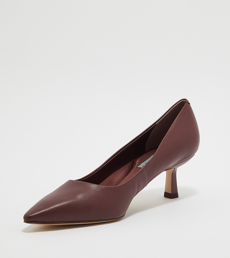 Pointed Kitten Heel Pumps