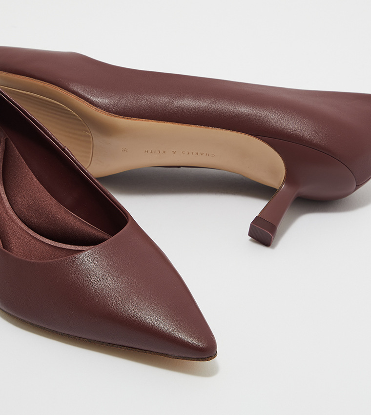 Pointed Kitten Heel Pumps