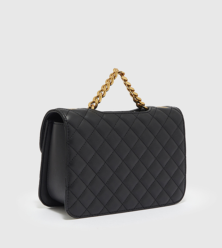 Charles and keith sale quilted sling bag