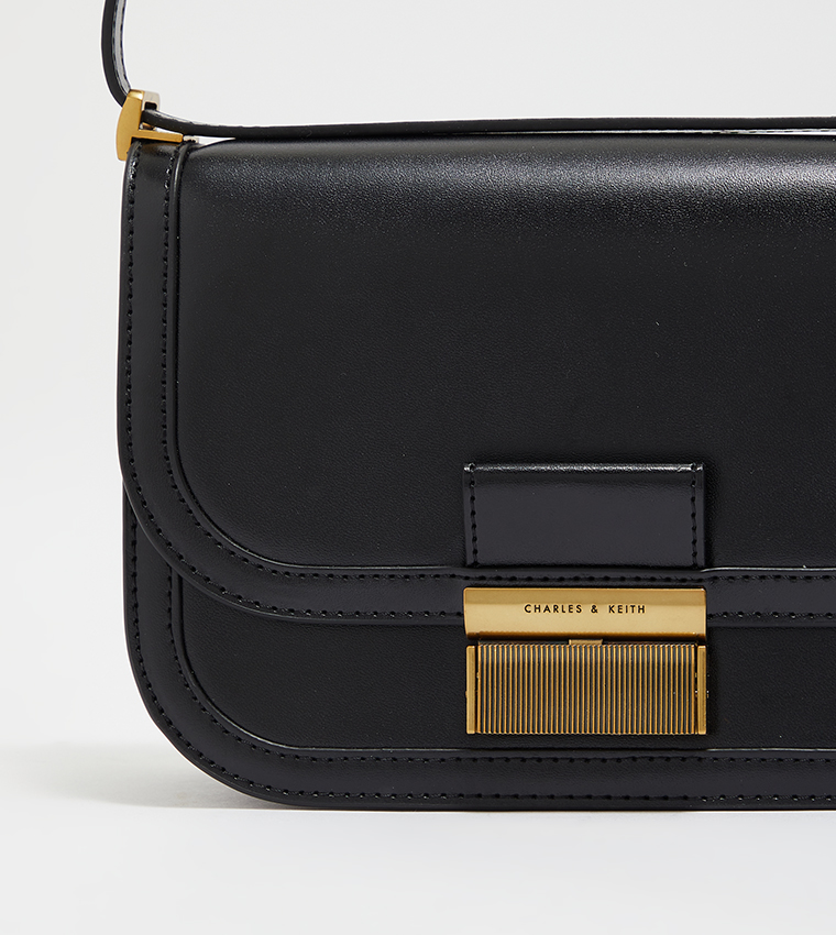 Buy Charles & Keith Charlot Crossbody Bag In Black | 6thStreet UAE