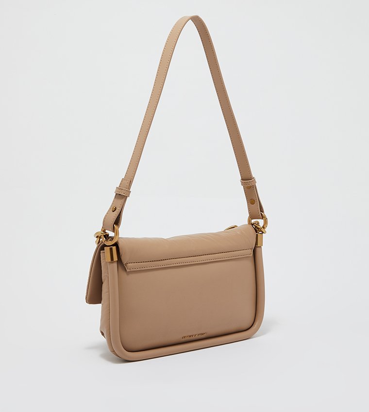 Beige discount messenger bag