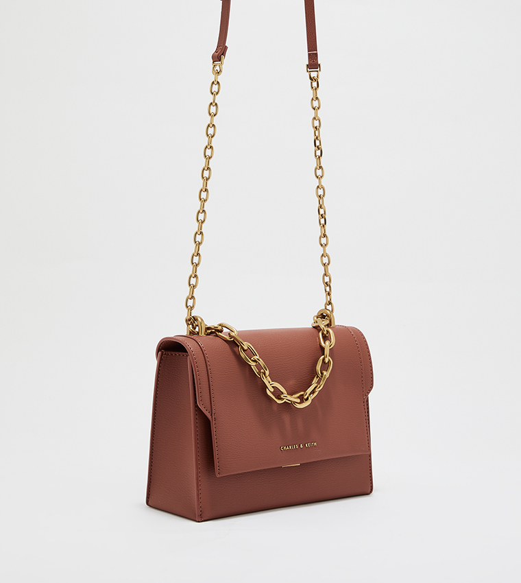 Chain link best sale embossed crossbody bag