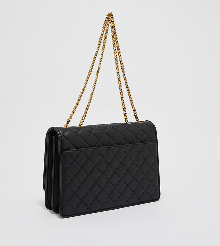 Charles & keith on sale quilted chain strap bag