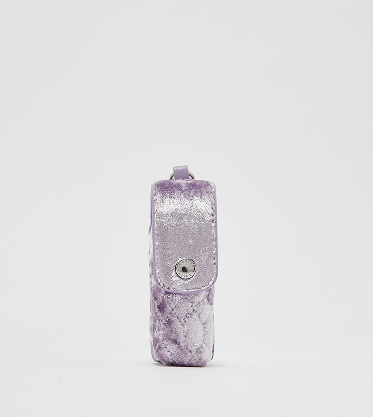 Holly Chain-Strap Velvet Mini Pouch​