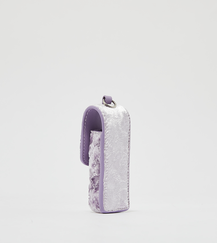 Holly Chain-Strap Velvet Mini Pouch​