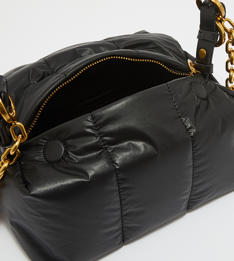 Fold Over Boxy Shoulder Bag