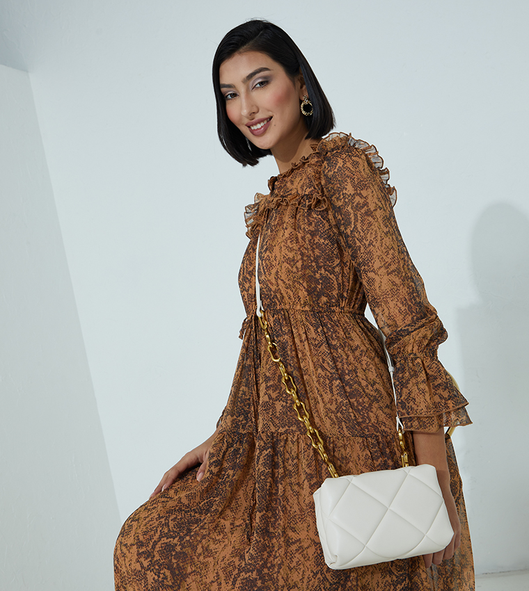 KCC Fabric Ladies Designer Sling Bag, 0.275 kg, Size: 10 Inches