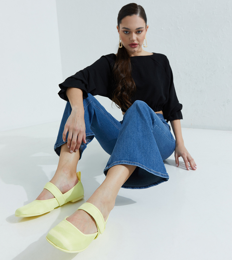 NORI Recycled Polyester Mary Jane Shoes