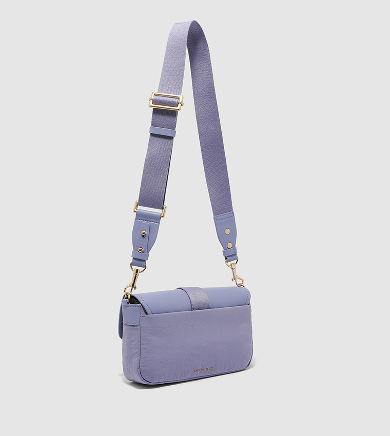 Aspen Metallic Belt Buckle Shoulder Bag