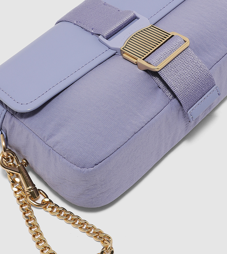 Aspen Metallic Belt Buckle Shoulder Bag