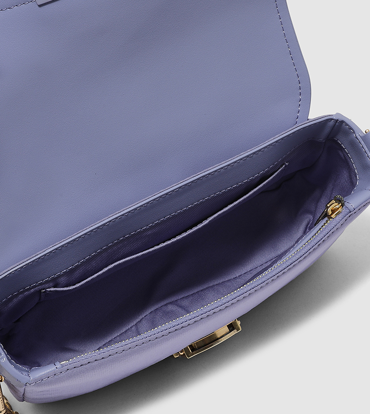 Aspen Metallic Belt Buckle Shoulder Bag