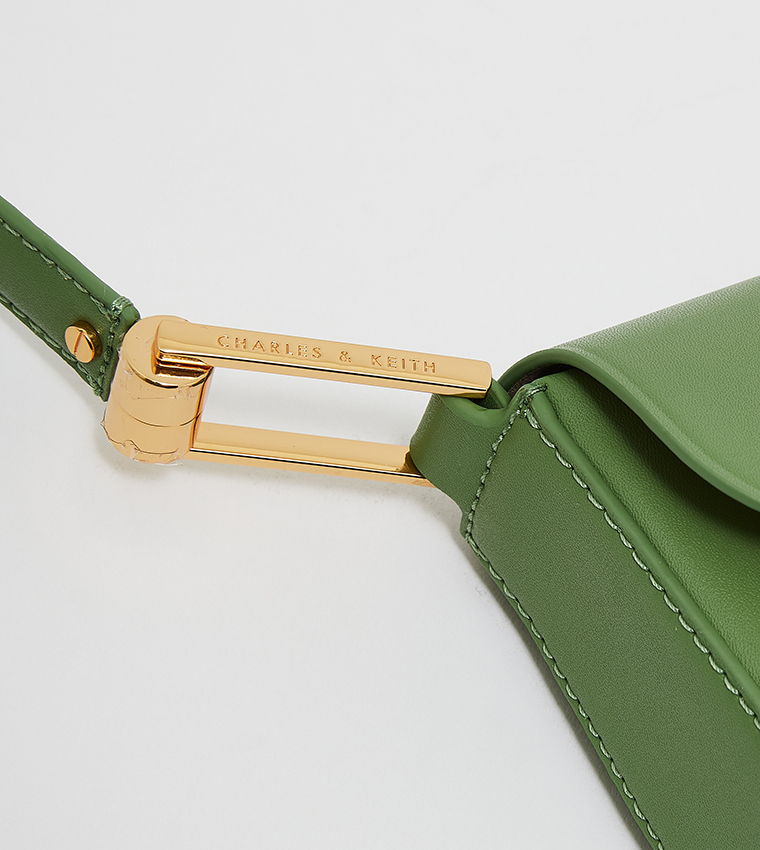 Koa Square Push-Lock Shoulder Bag