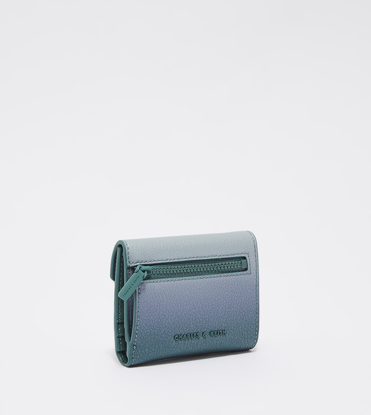 Buy Charles & Keith Marlowe Short Envelope Wallet In Green