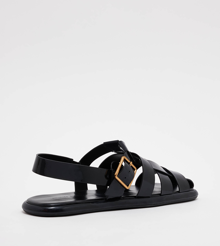 Kerouac slingback-strap sandals Black