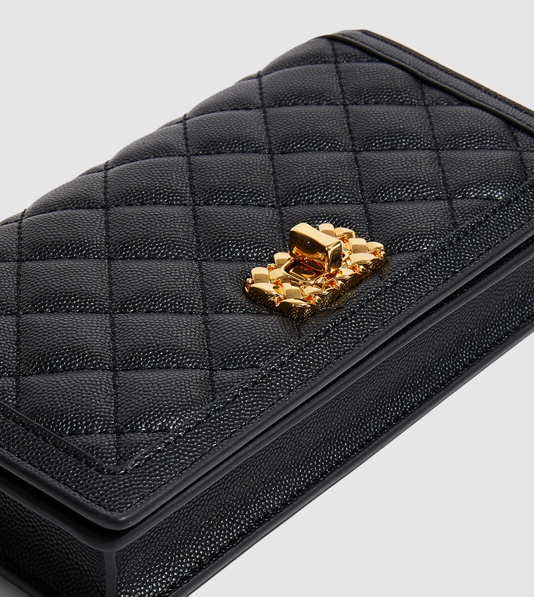 Micaela Quilted Long Wallet 