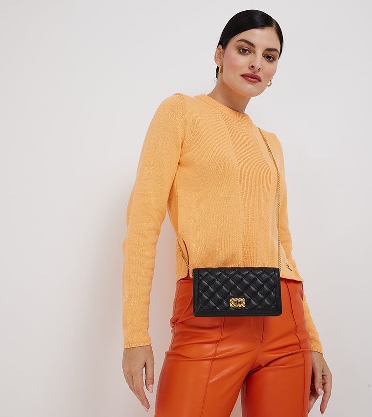 Micaela Quilted Long Wallet 